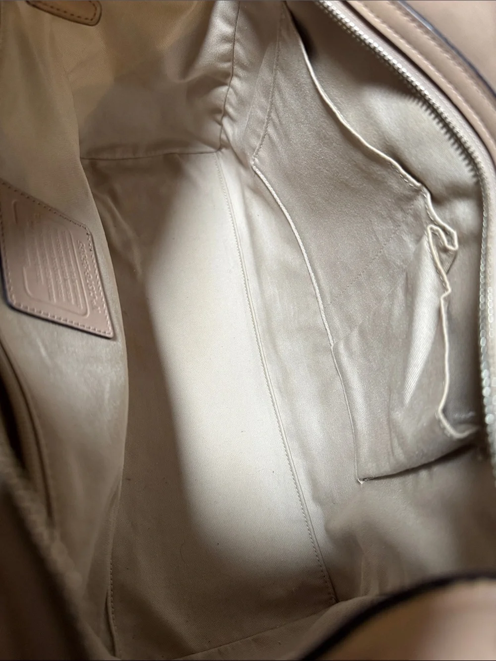 Coach leather satchel